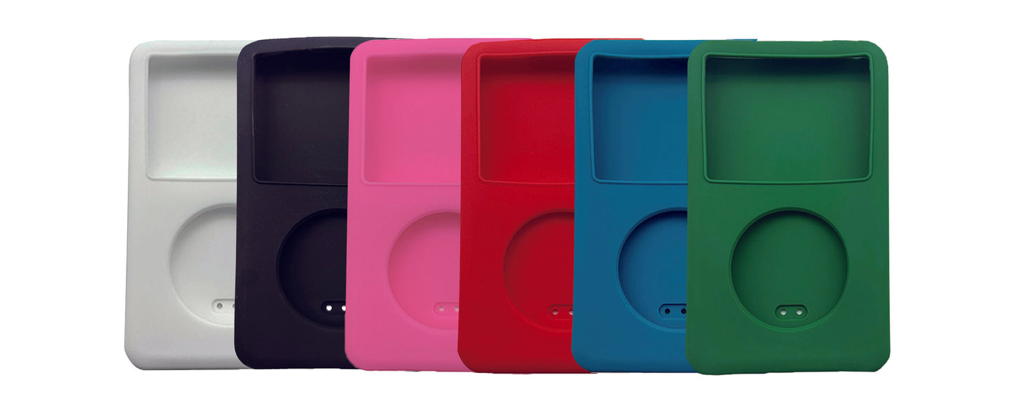 New Silicone Rubber Protective Case for Thin Model Apple iPod Video & Classic