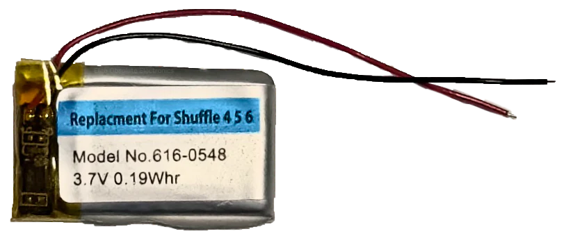 52mAh Lithium Polymer Replacement Battery for Apple iPod Shuffle 4th