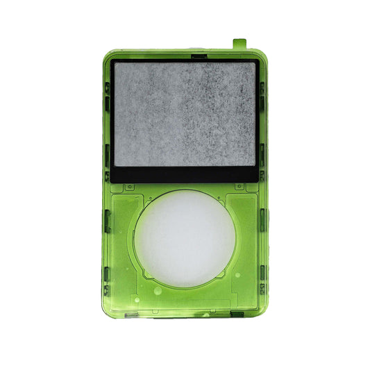 Atomic Green Transparent Clear Faceplate For Apple iPod Video 5th & 5.5 Generation Plastic