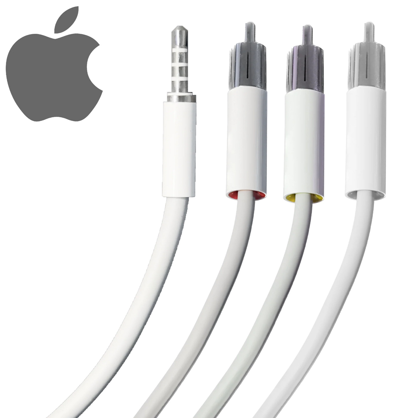 Original Apple iPod AV Cable Composite RCA to Analog Auxiliary Output M9765G/A M9765G/B