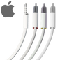 Original Apple iPod AV Cable Composite RCA to Analog Auxiliary Output M9765G/A M9765G/B