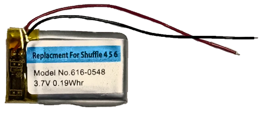 52mAh Lithium Polymer Replacement Battery for Apple iPod Shuffle 4th